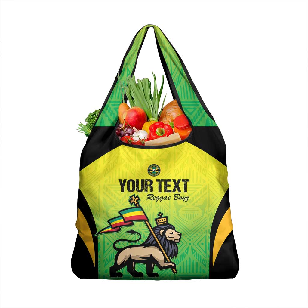 Custom Jamaica Football Grocery Bag Go Champions