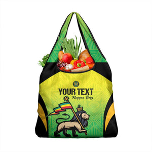 Custom Jamaica Football Grocery Bag Go Champions