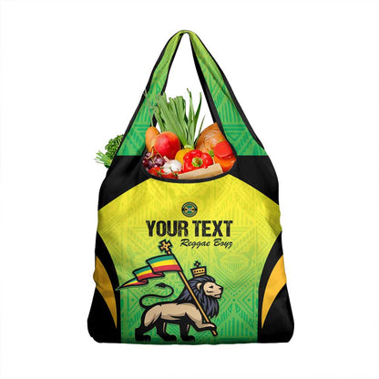 Custom Jamaica Football Grocery Bag Go Champions