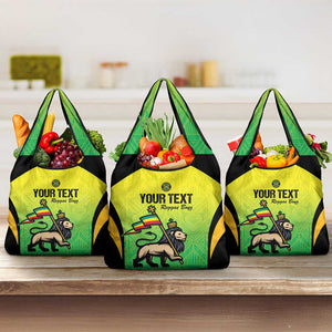 Custom Jamaica Football Grocery Bag Go Champions
