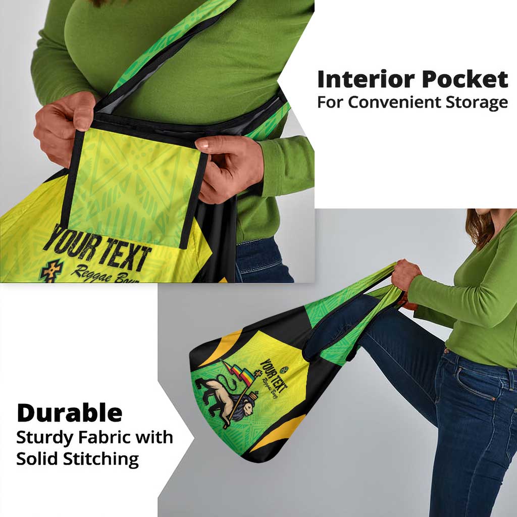 Custom Jamaica Football Grocery Bag Go Champions