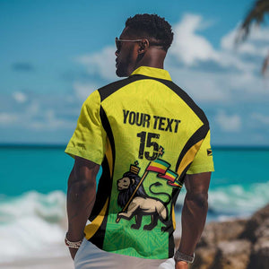 Custom Jamaica Football Hawaiian Shirt Go Champions