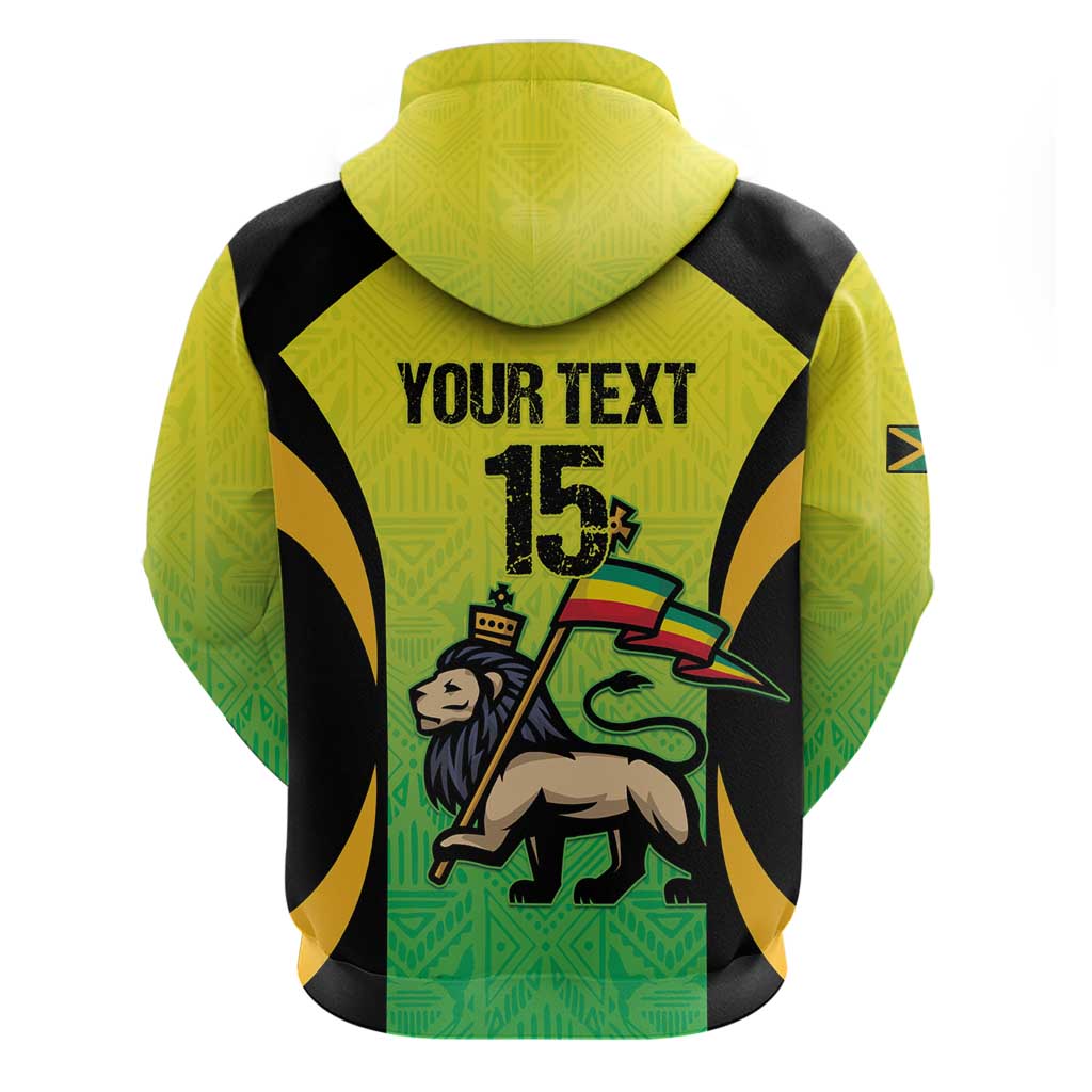 Custom Jamaica Football Hoodie Go Champions