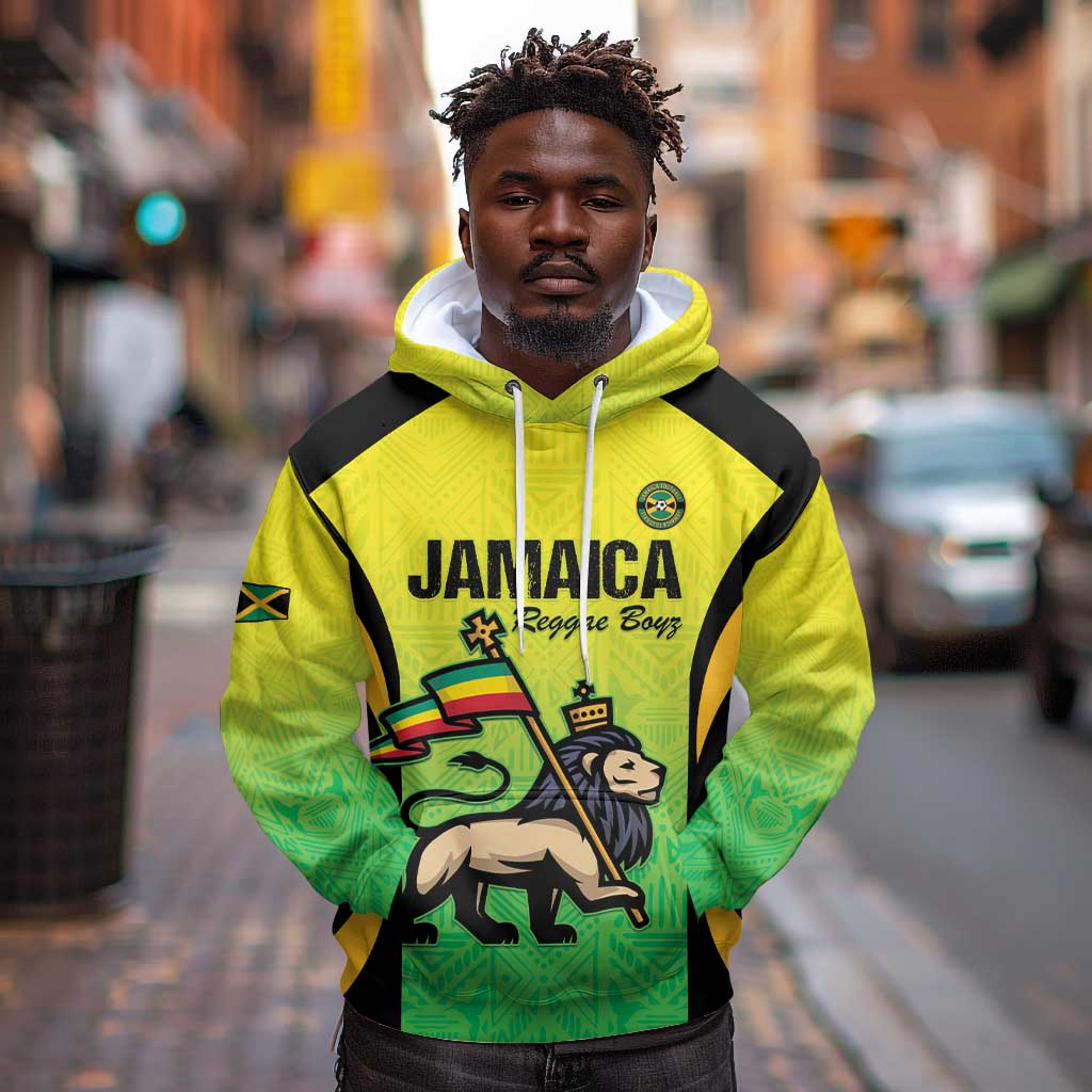 Custom Jamaica Football Hoodie Go Champions