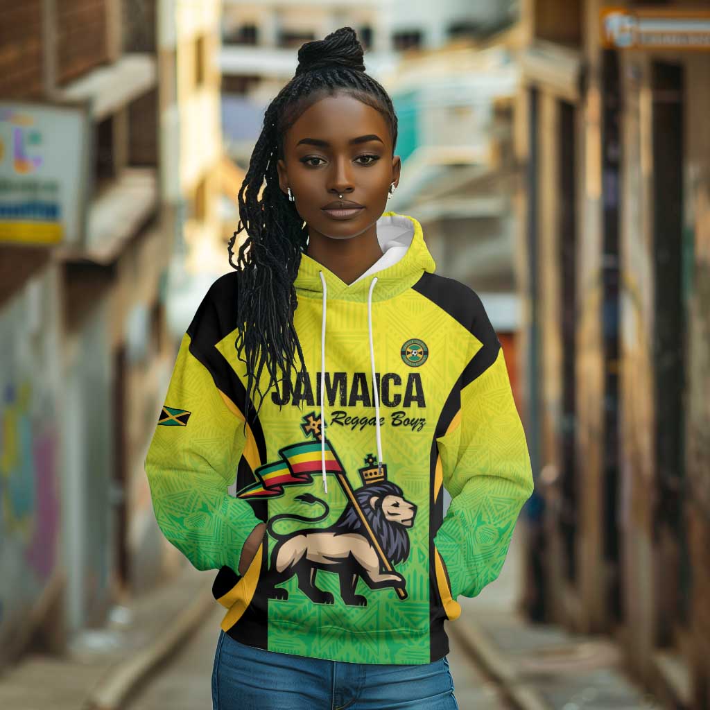 Custom Jamaica Football Hoodie Go Champions