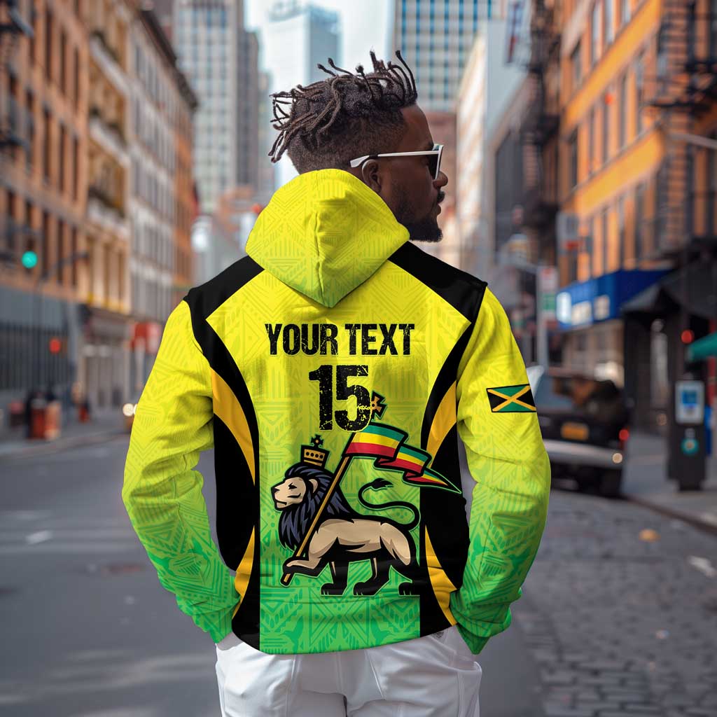 Custom Jamaica Football Hoodie Go Champions