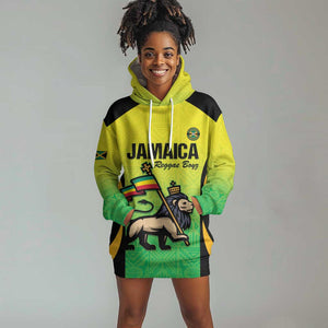 Custom Jamaica Football Hoodie Dress Go Champions