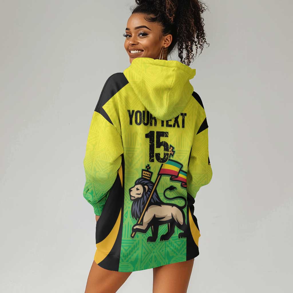 Custom Jamaica Football Hoodie Dress Go Champions