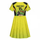 Custom Jamaica Football Kid Short Sleeve Dress Go Champions