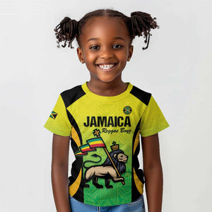 Custom Jamaica Football Kid T shirt Go Champions