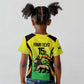 Custom Jamaica Football Kid T shirt Go Champions