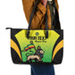 Custom Jamaica Football Leather Tote Bag Go Champions