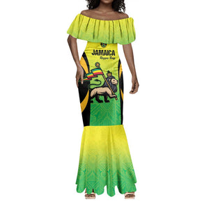 Custom Jamaica Football Mermaid Dress Go Champions