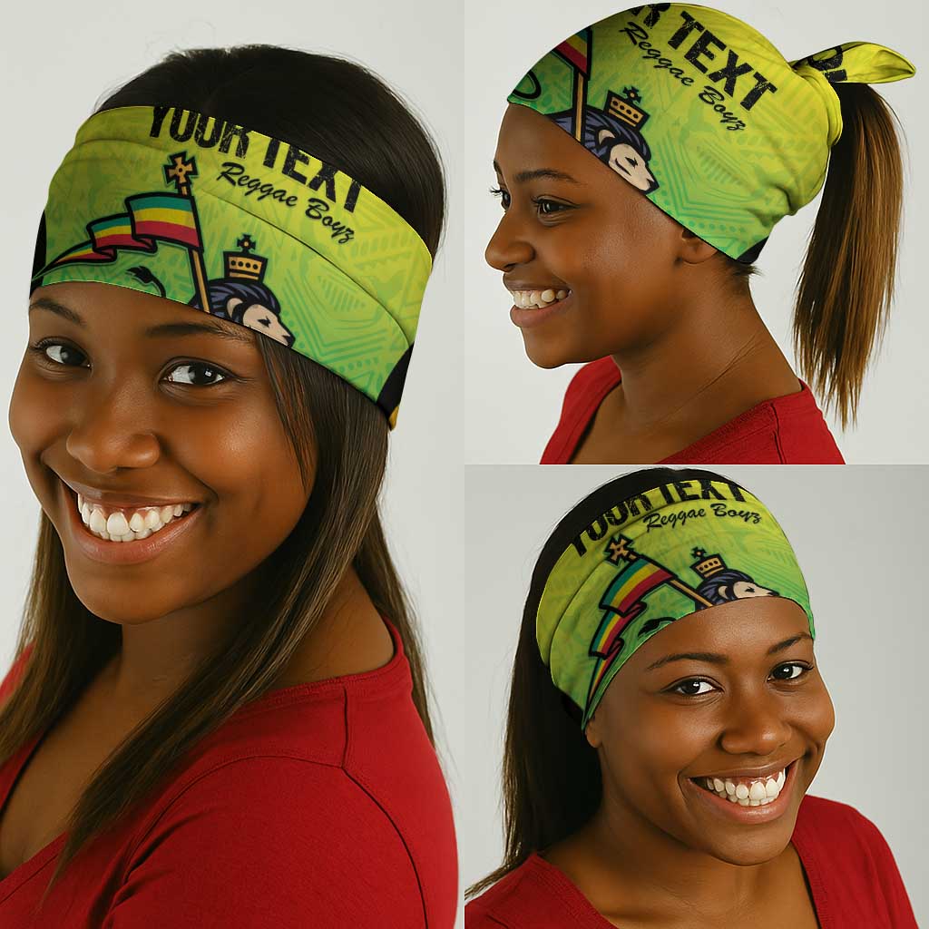 Custom Jamaica Football Neck Gaiter Go Champions LT15