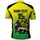 Custom Jamaica Football Polo Shirt Go Champions