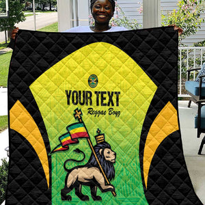 Custom Jamaica Football Quilt Go Champions