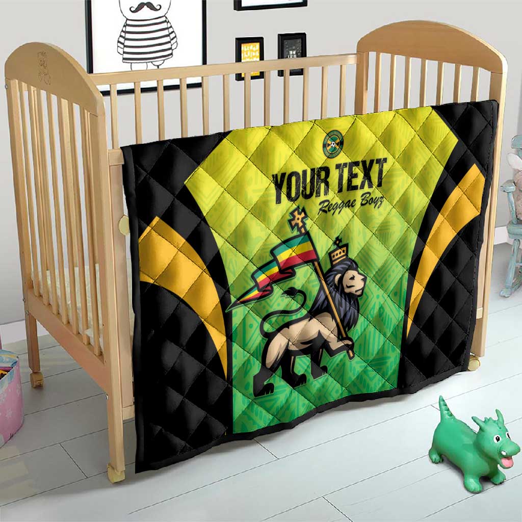 Custom Jamaica Football Quilt Go Champions