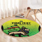 Custom Jamaica Football Round Carpet Go Champions