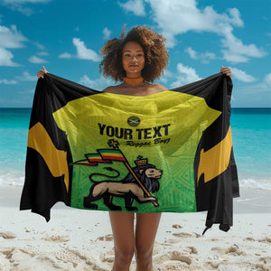 Custom Jamaica Football Sarong Go Champions
