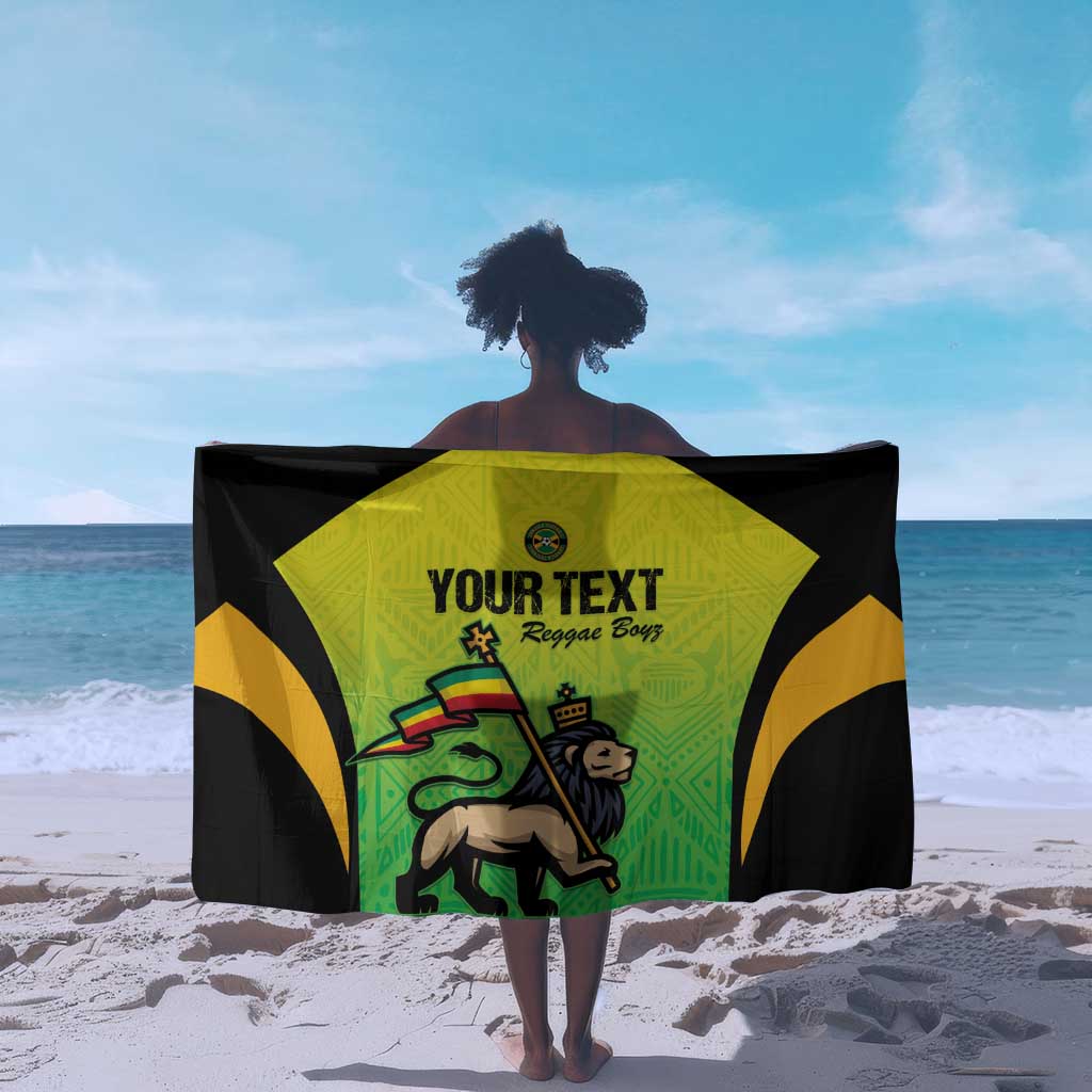 Custom Jamaica Football Sarong Go Champions