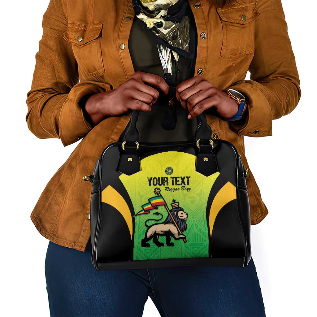 Custom Jamaica Football Shoulder Handbag Go Champions