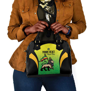 Custom Jamaica Football Shoulder Handbag Go Champions