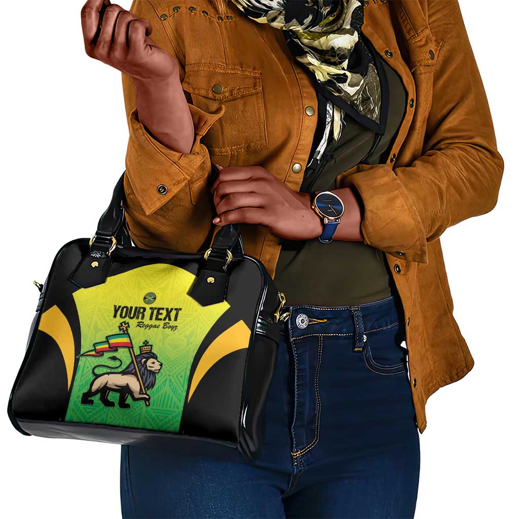 Custom Jamaica Football Shoulder Handbag Go Champions