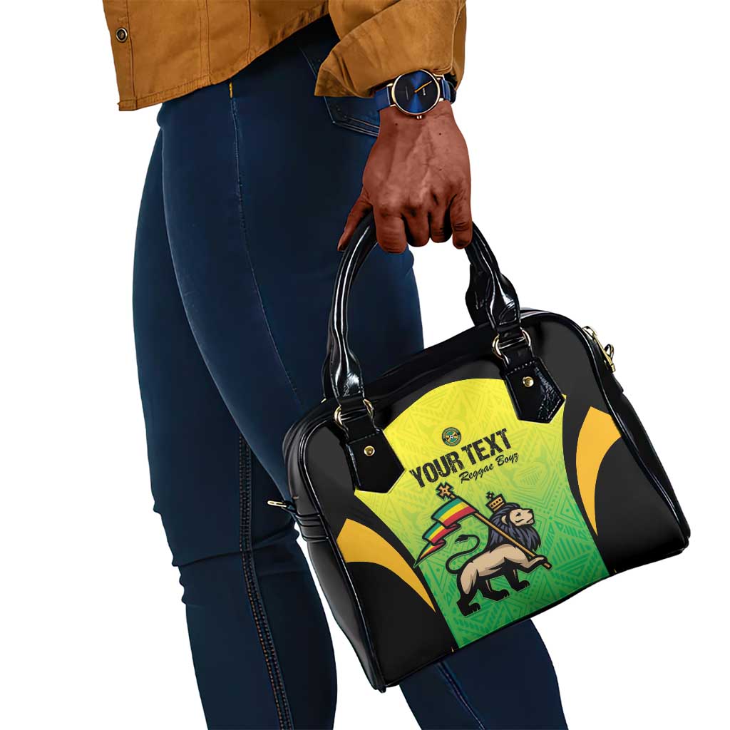 Custom Jamaica Football Shoulder Handbag Go Champions