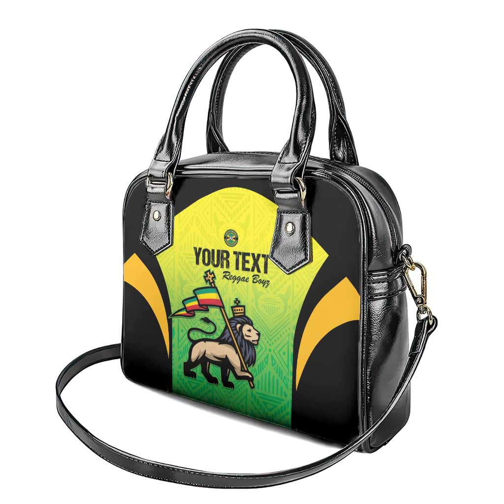 Custom Jamaica Football Shoulder Handbag Go Champions