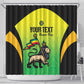 Custom Jamaica Football Shower Curtain Go Champions