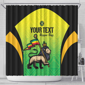 Custom Jamaica Football Shower Curtain Go Champions