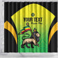 Custom Jamaica Football Shower Curtain Go Champions
