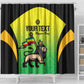 Custom Jamaica Football Shower Curtain Go Champions