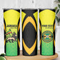 Custom Jamaica Football Skinny Tumbler Go Champions