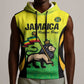Custom Jamaica Football Sleeveless Hoodie Go Champions - African Pride