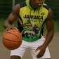 Custom Jamaica Football Sleeveless Zip Hoodie Go Champions - African Pride