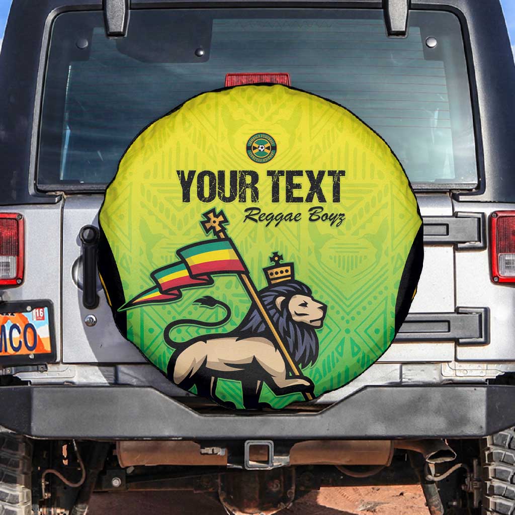 Custom Jamaica Football Spare Tire Cover Go Champions