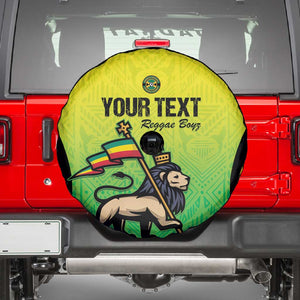Custom Jamaica Football Spare Tire Cover Go Champions