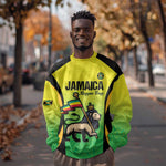 Custom Jamaica Football Sweatshirt Go Champions