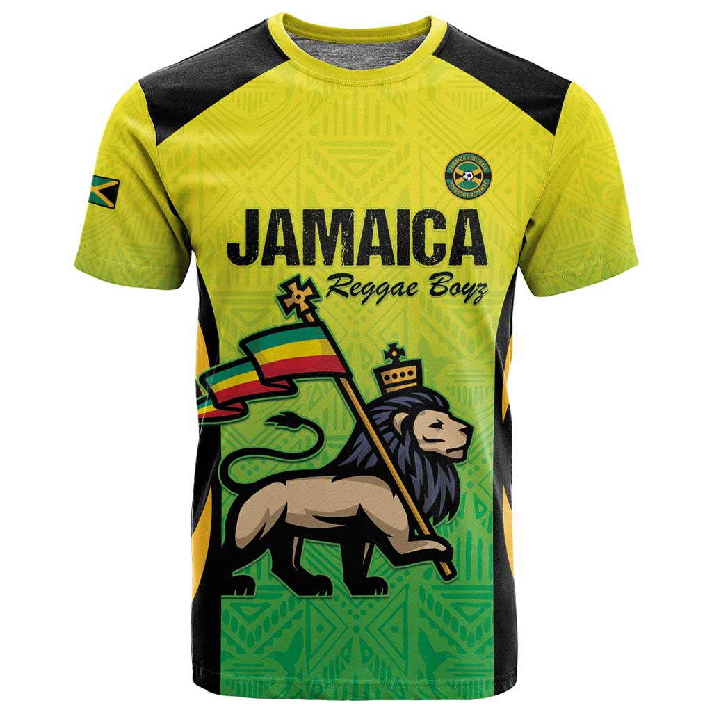 Custom Jamaica Football T shirt Go Champions