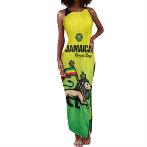 Custom Jamaica Football Tank Maxi Dress Go Champions