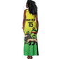 Custom Jamaica Football Tank Maxi Dress Go Champions
