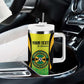 Custom Jamaica Football Tumbler With Handle Go Champions