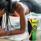 Custom Jamaica Football Tumbler With Handle Go Champions
