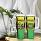 Custom Jamaica Football Tumbler With Handle Go Champions
