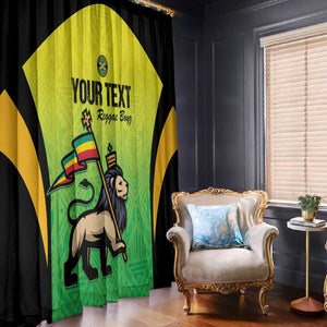 Custom Jamaica Football Window Curtain Go Champions