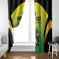 Custom Jamaica Football Window Curtain Go Champions