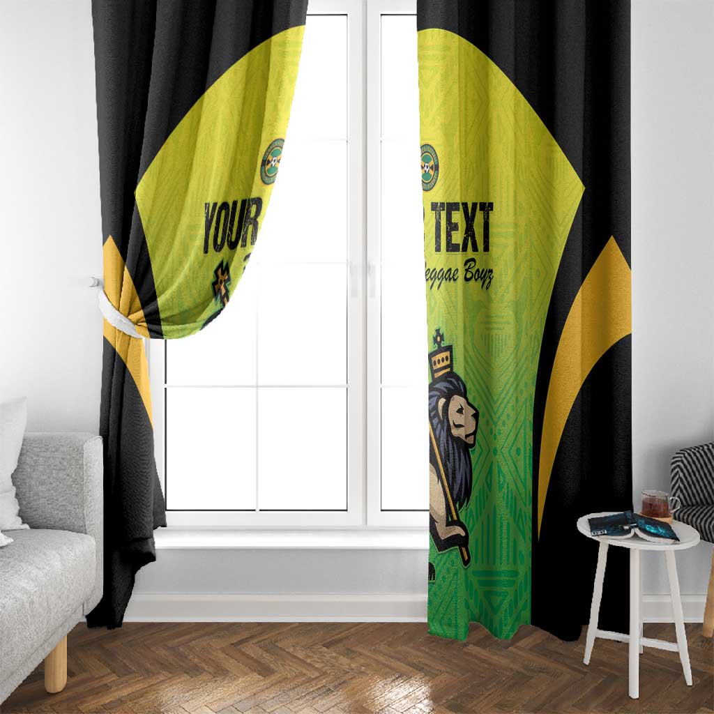 Custom Jamaica Football Window Curtain Go Champions