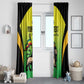 Custom Jamaica Football Window Curtain Go Champions