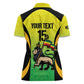 Custom Jamaica Football Women Polo Shirt Go Champions